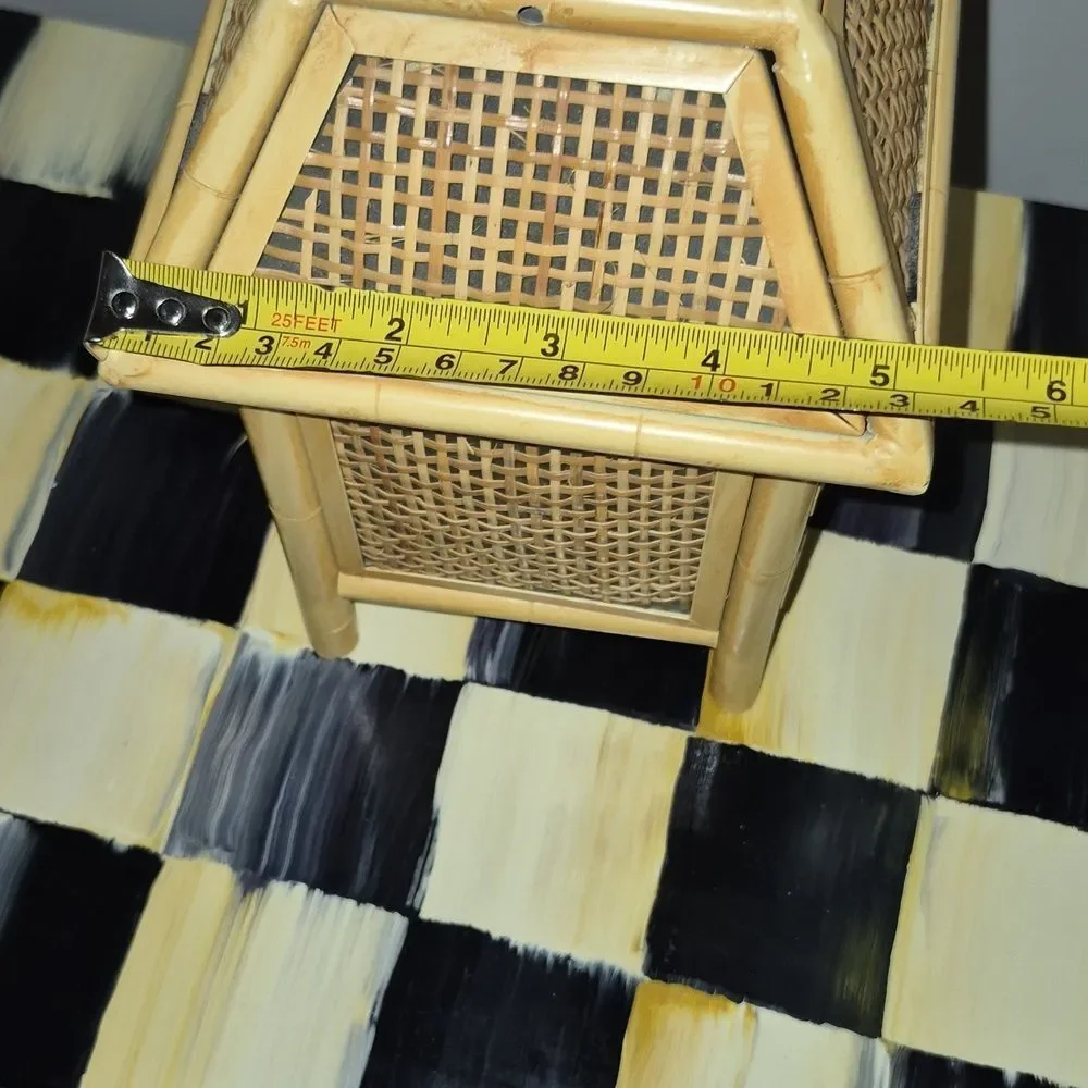 Vintage metal bamboo